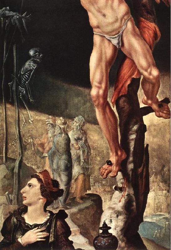 HEEMSKERCK, Maerten van Crucifixion (detail) sg France oil painting art